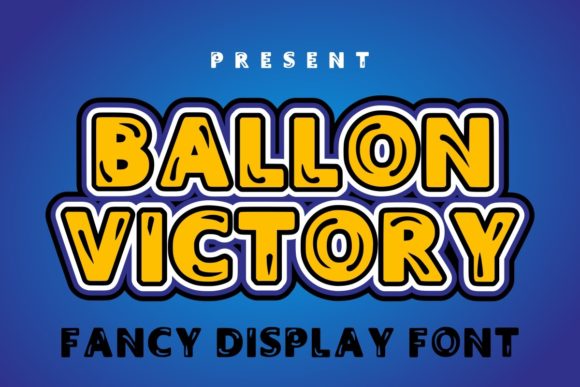 Ballon Victory: A Friendly Display Font for Memorable Business Branding