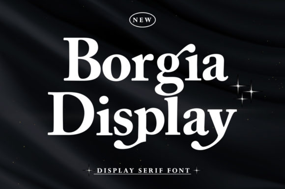 Borgia: A Bold Display Font for Confident Branding