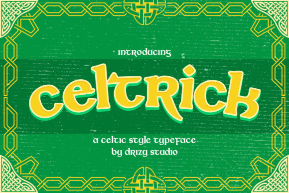 Celtrick Typeface: A Mystical Display Font for Campaigns