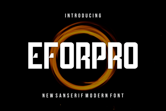 Eforpro Display Font Brings Personality to Web Design