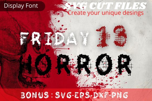 Friday 13 Horror Font for Campaign Designers