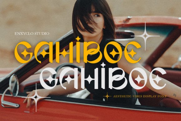 Gahiboe: A Display Font That Demands Attention