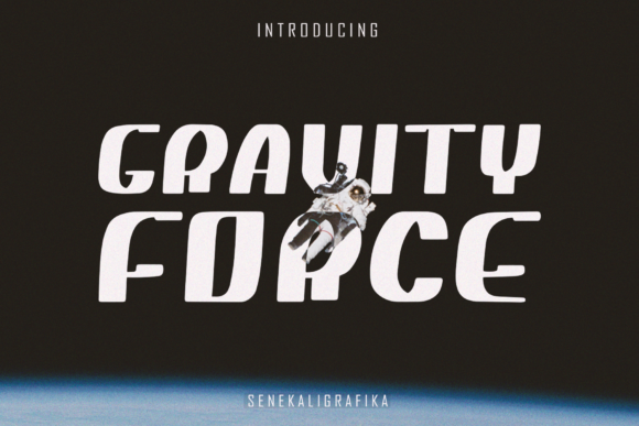 Gravity Force: A Display Typeface for Future-Facing Editorial Design