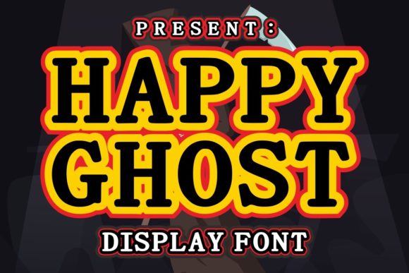 Happy Ghost Font: A Friendly Display Typeface for Small Business Branding