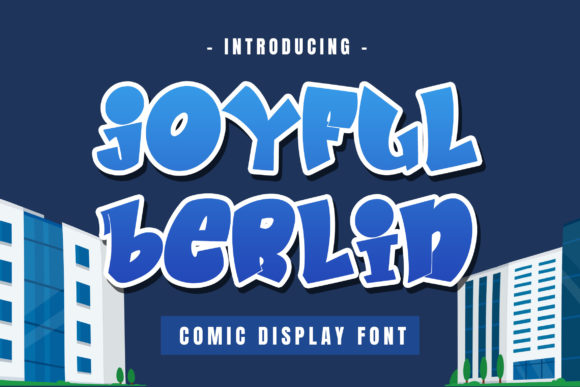 Joyful Berlin: A Comic Display Font for Editorial Energy