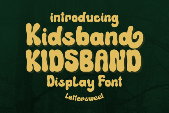 Kidsband: A Playful Display Font That Feels Like a Friendly Handshake