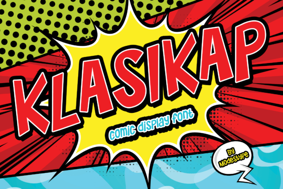Klasikap: The Comic Display Font That Sparks Brand Energy