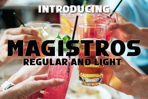 Magistros: A Bold Display Font for Small Business Branding