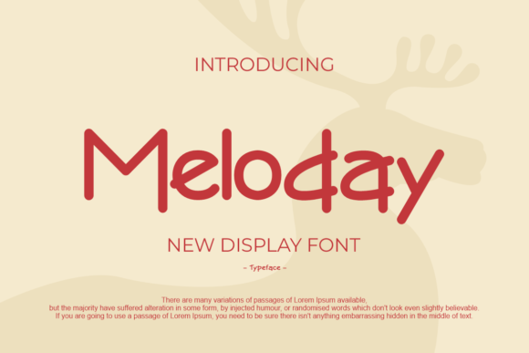 Meloday: A Modern Display Font Makers Will Love