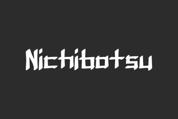 Nichibotsu: A Bold Japanese Typeface for Campaign Creatives