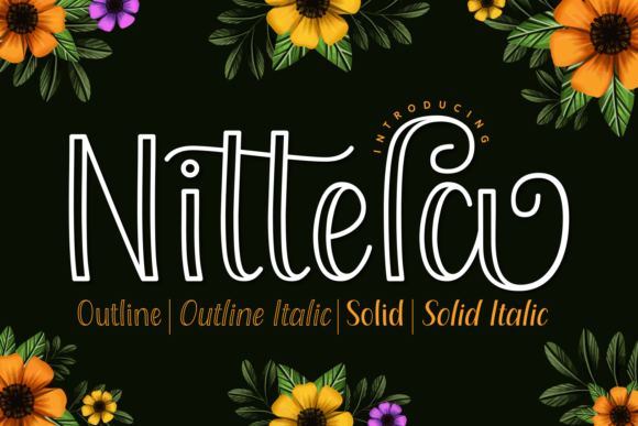 Nittela: A Versatile Display Font for Expressive Branding