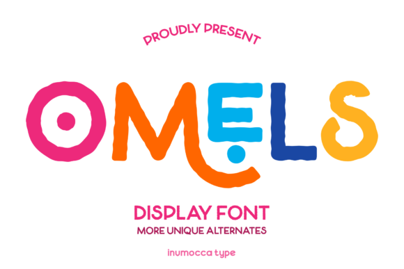 Omels Display Font: Playful Energy for Editorial Design