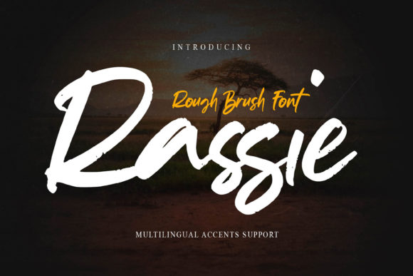 Rassie: A Rough Brush Font That Makes Branding Feel Real