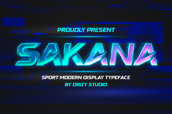 Sakana: A Sport Modern Display Font for Editorial Projects