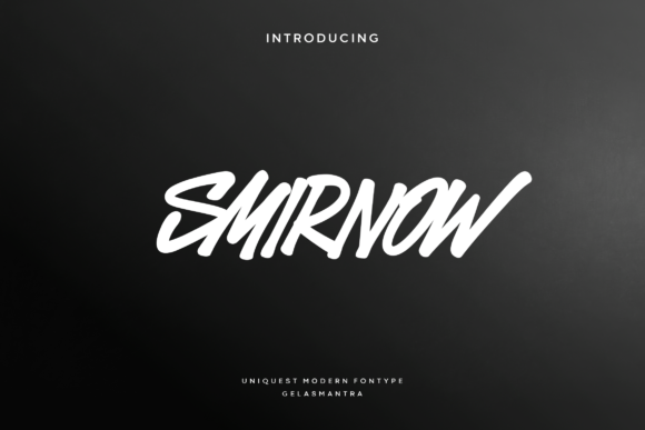 Smirnow: A Graffiti Marker Font for Digital Brands