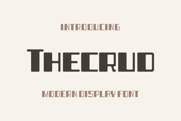 Thecrud Review: A Display Font You'll Actually Use