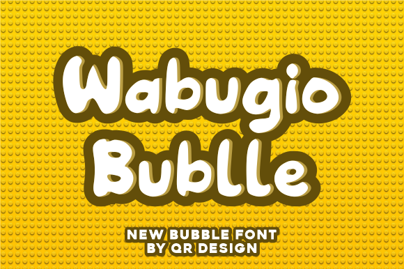 Wabugio Bublle: A Display Font That Earns Its Place